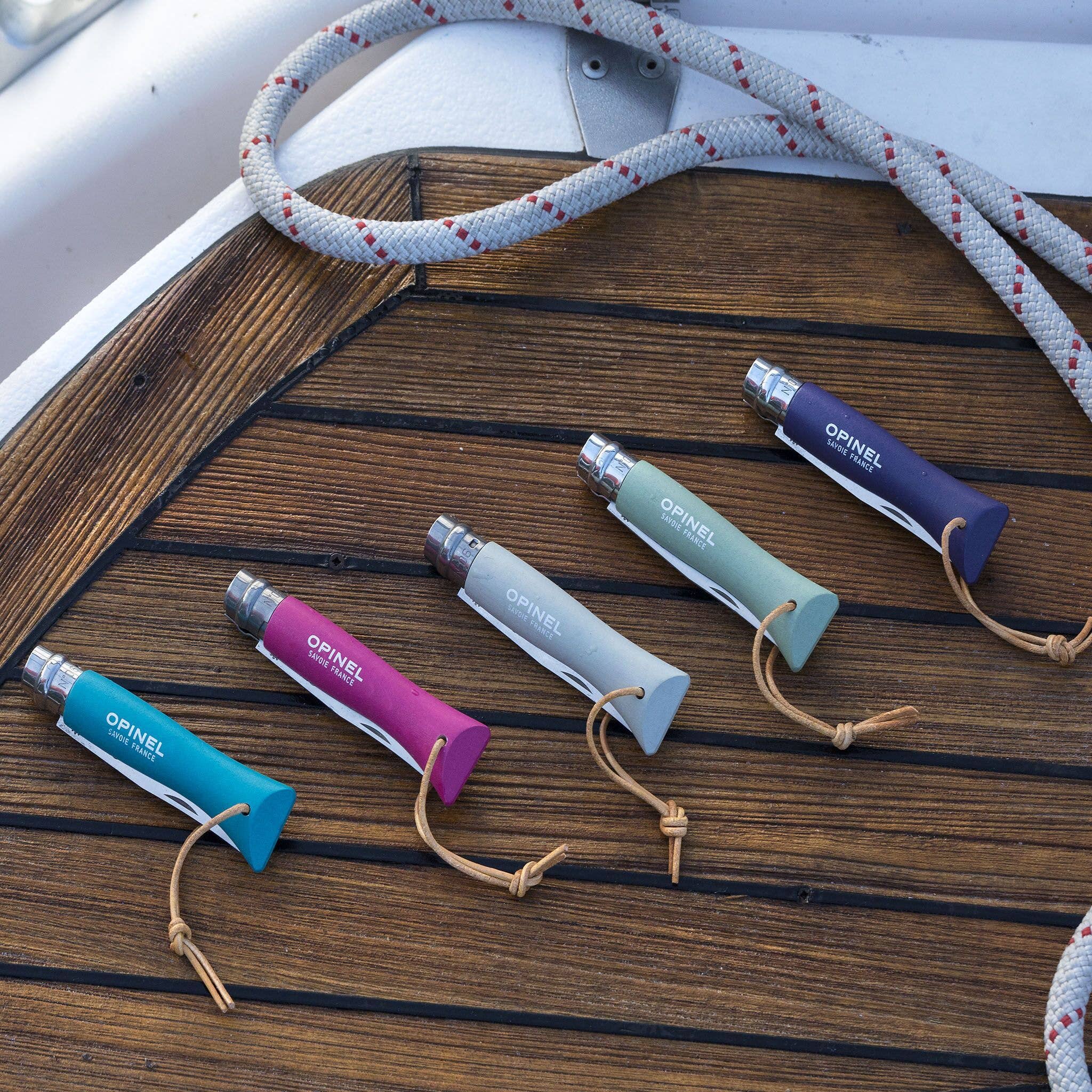 Opinel - Wholesale Pocket Knife/Holder - No.06 Colorama Stainless Folding Knives5