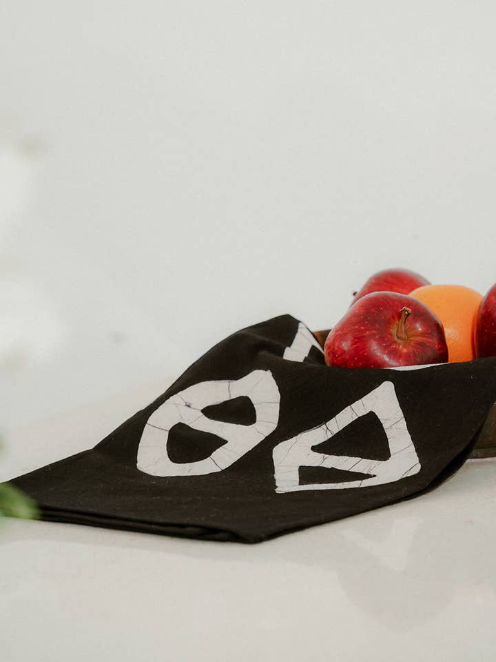 Thrigona Batik Tea Towel for wholesale by Kohomba