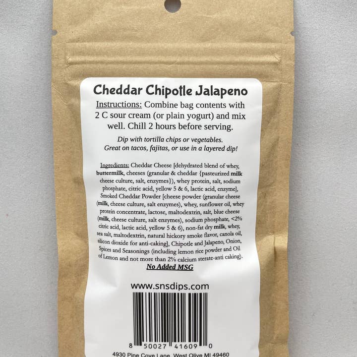 SnS Dips - Wholesale Dip - Cheddar Chipotle Jalapeno Dip1