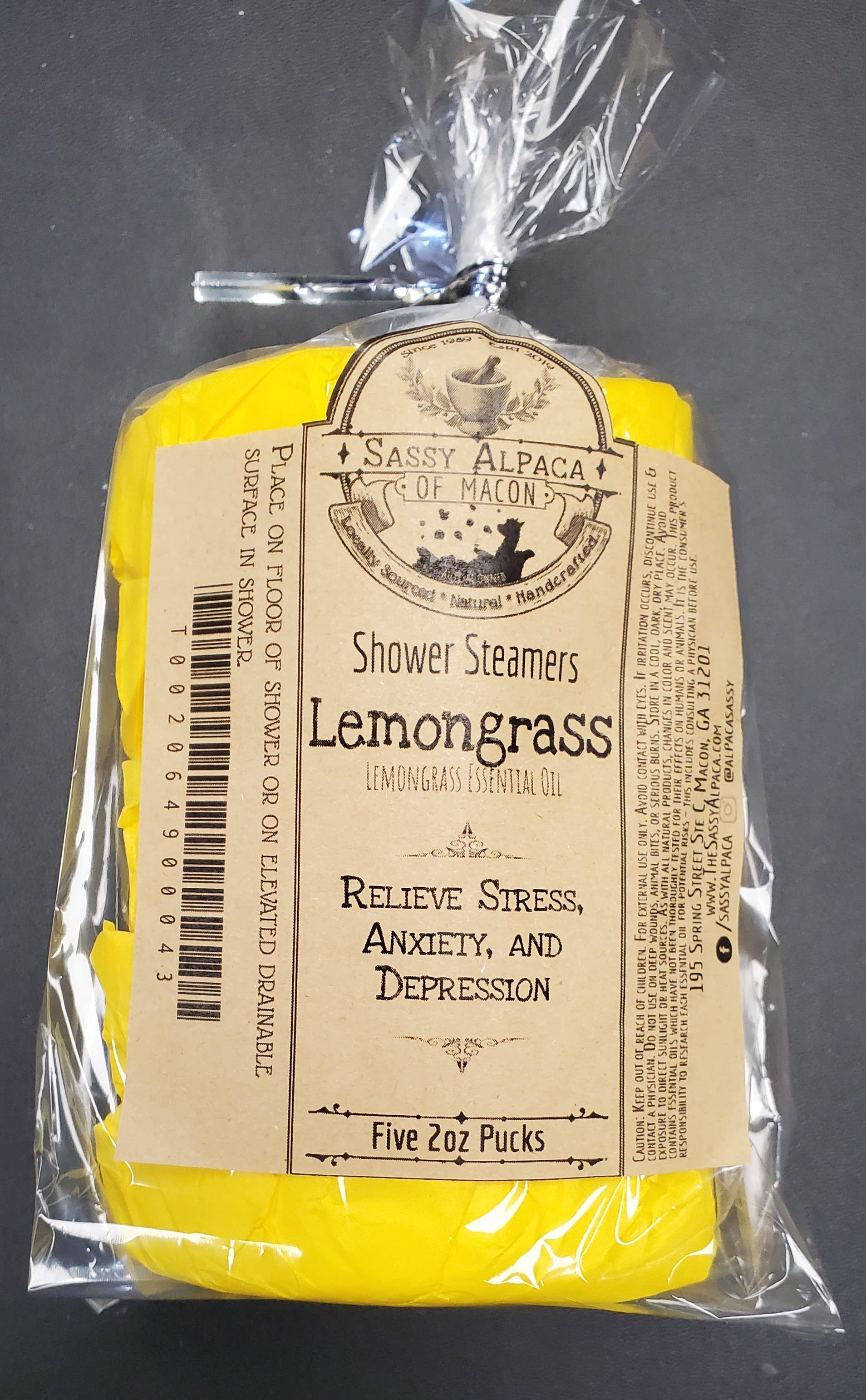 The Sassy Alpaca - Vente Bombe de douche/galet bien-être pour la douche - Pastille effervescente pour douche18