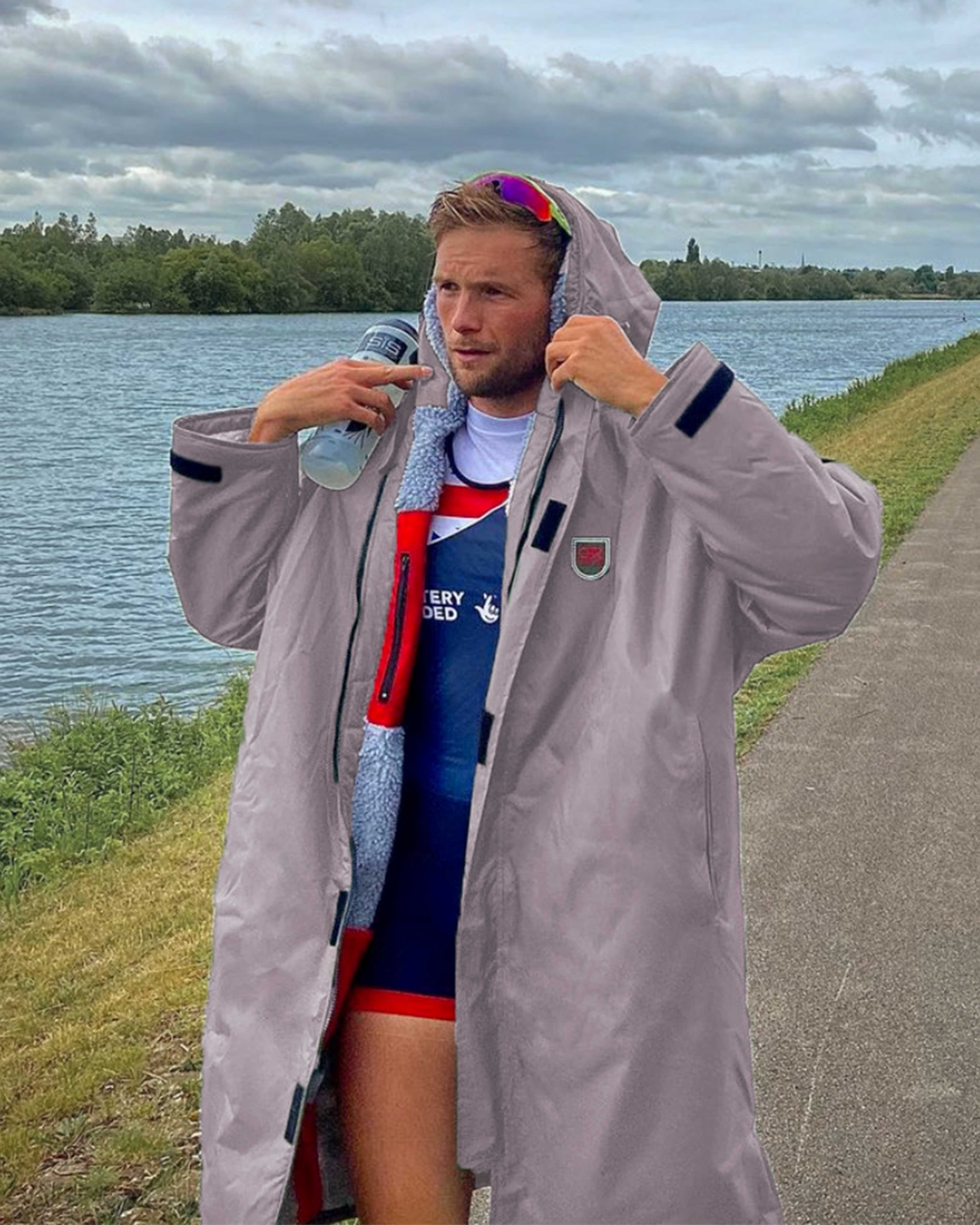 D-ROBE – Engroshandel Morgenkåbe - Dame – Beaufort jakke - opalgrå7