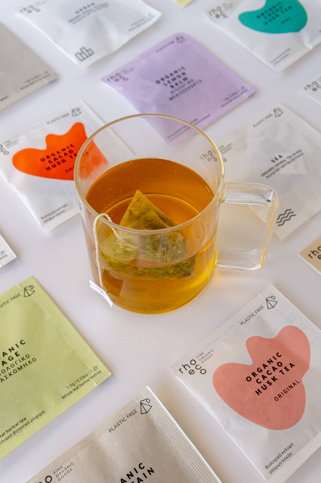 rhoeco - fine organic goods - Wholesale Tea Bags - Monovarietal Herbal Teas [Bio] - Compostable Pyramid Teabags9