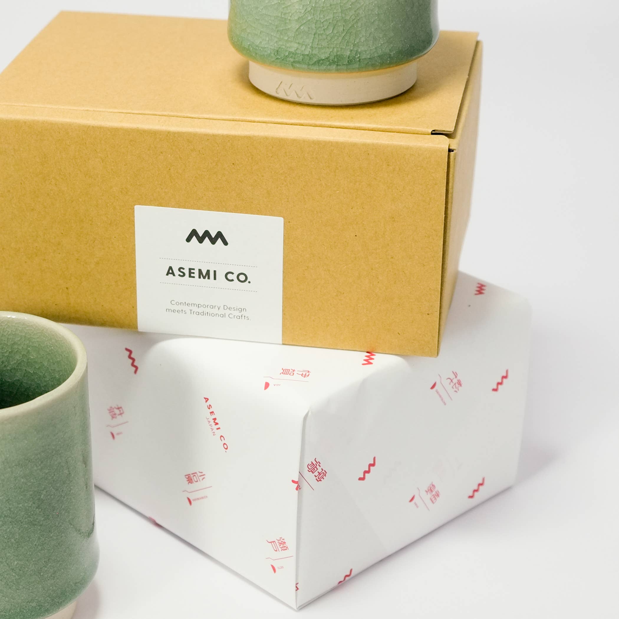 Asemi Co. - Wholesale Coffee Mug - Soma-yaki Ceramic Cup Gift Set (2 Cups)3
