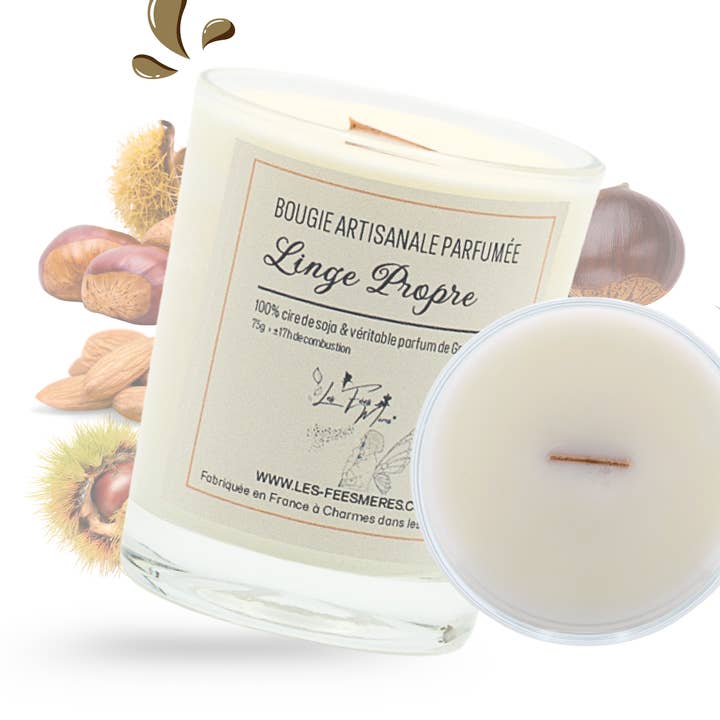 Les Fées Mères - Wholesale Novelty Candle - Small roasted chestnut scented candle0