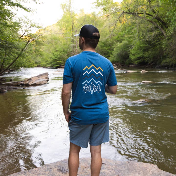 TriPine - Wholesale Screen Printed T-Shirt - Unisex - Easy Peaks CloudFit Tee6