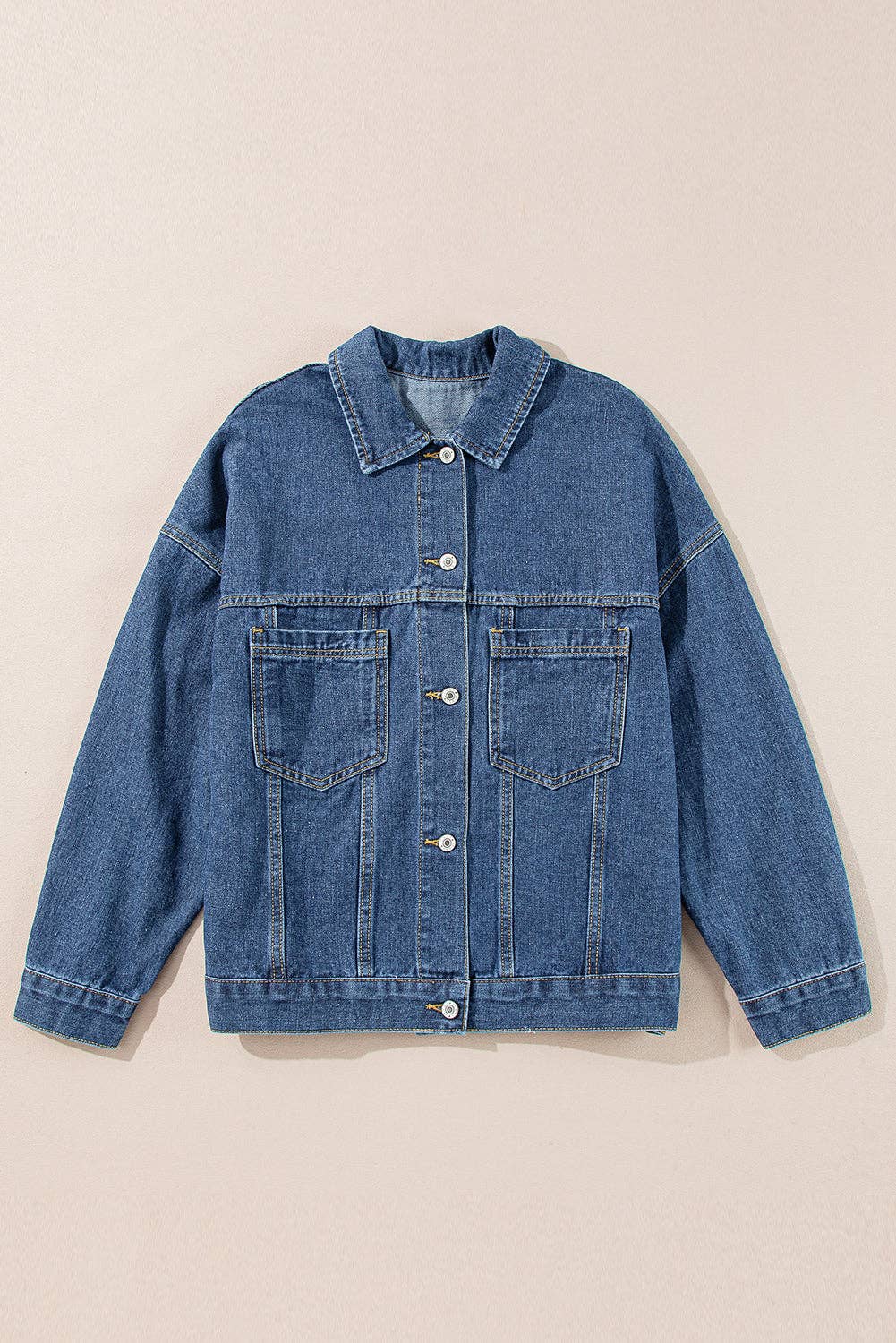 Lovesoft - Wholesale Denim Jacket - Women's - Washed Oversize Pocketed Denim Jacket35