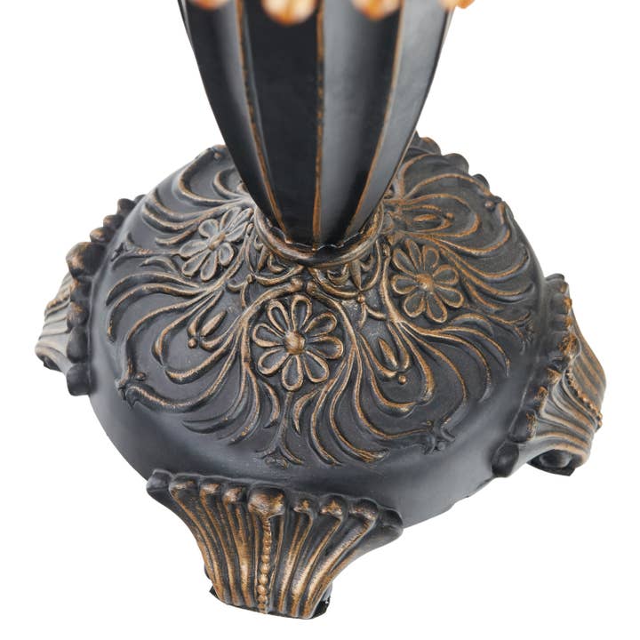 River of Goods - Wholesale Accent/Desk Lamp - 27.5"H Parisian Antique Bell Shade Stained Glass Table Lamp13