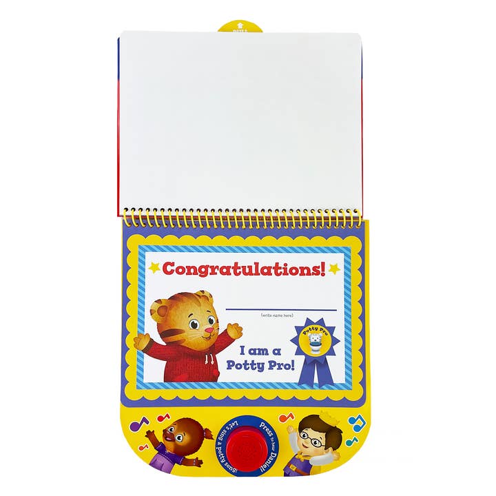 Cottage Door Press - Wholesale Book - Kids - Daniel Tiger Potty Time!(Spanish Edition) 3-Button Song Book