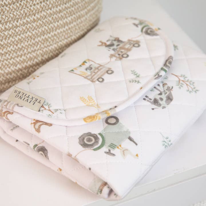 Living Textiles - Wholesale Changing Mat/Pad - Baby - Waterproof Travel Change Mat - Tractor Ride3