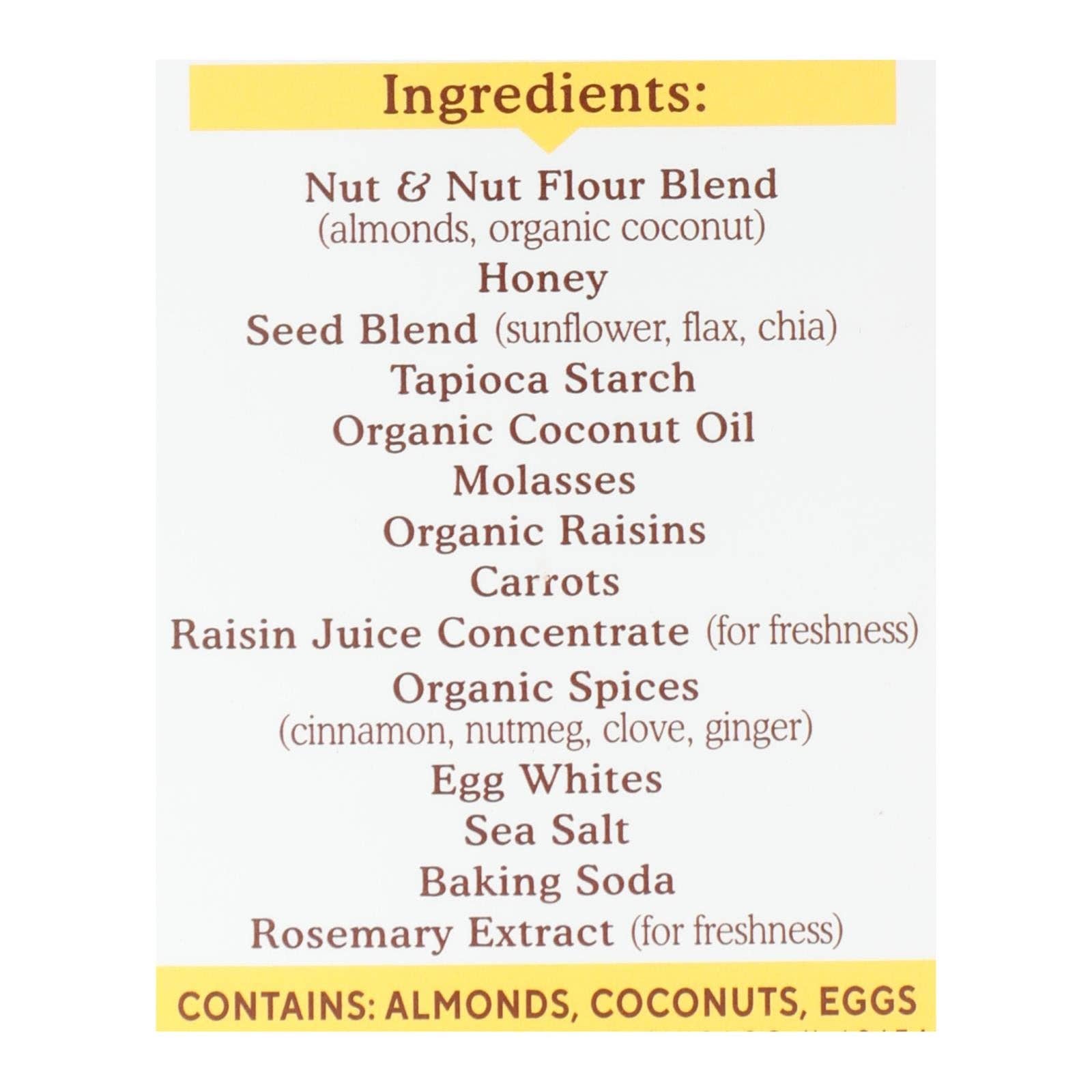 Everyday Supply Co - Wholesale Snack Bar - Simple Mills Soft Baked Spice Carrot Cake Bars, 6 Pack2