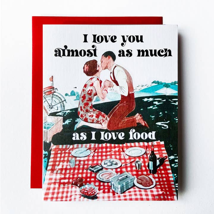 The Twentieth - Wholesale Love Card - Foodie Art Deco Vintage Style Greeting Card