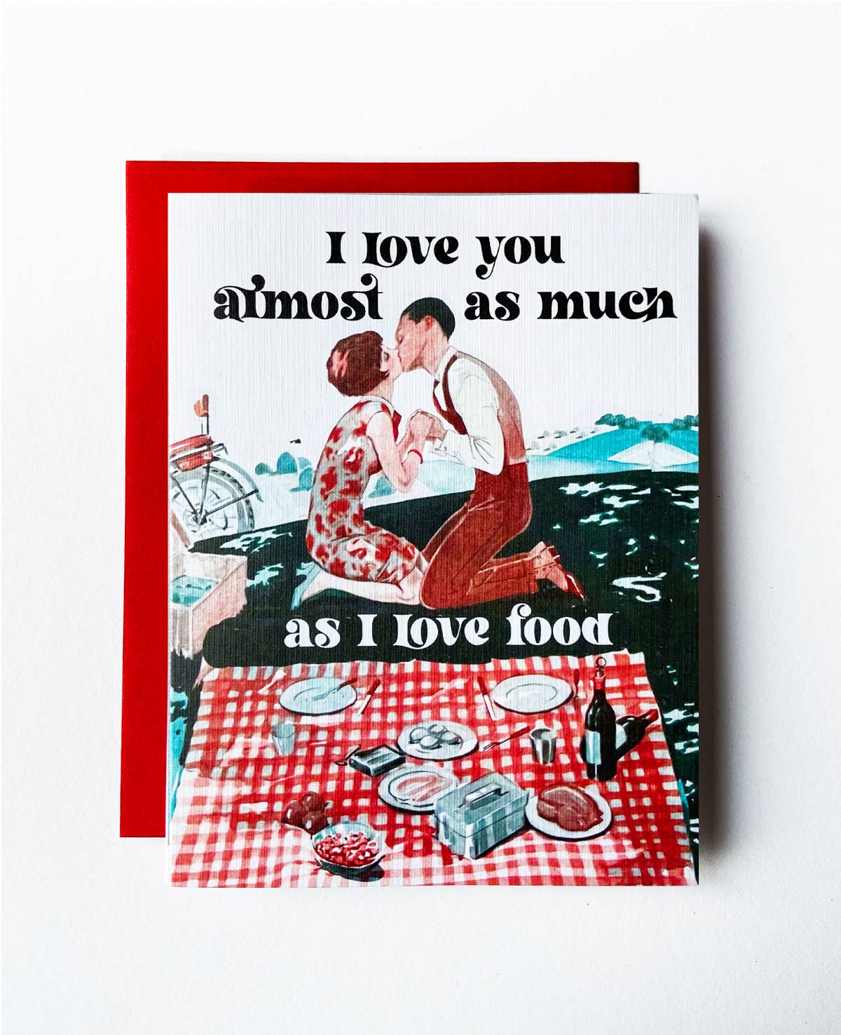 The Twentieth - Wholesale Love Card - Foodie Art Deco Vintage Style Greeting Card