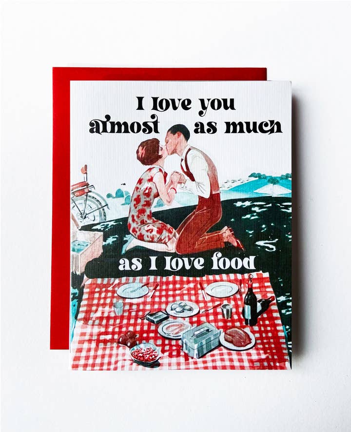 The Twentieth - Wholesale Love Card - Foodie Art Deco Vintage Style Greeting Card0