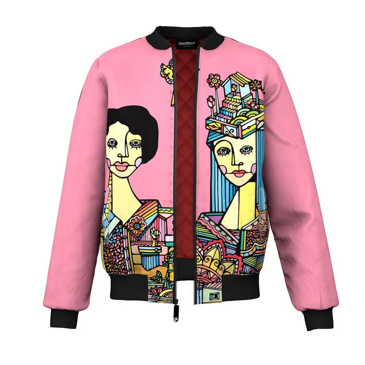Tea Party Bomber Jacket for wholesale by FreshHoods