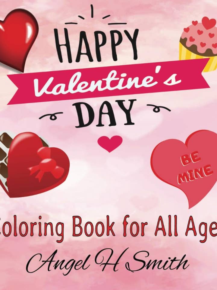 Fijne Valentijnsdag kleurboek voor alle leeftijden voor wholesale door Angel H Smith Coloring Books