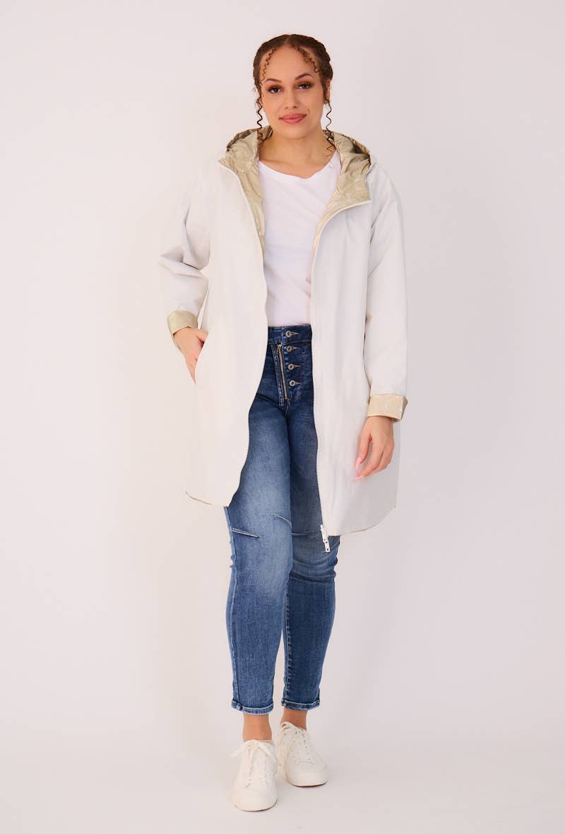 Escandelle Paris - Wholesale Parka - Women's - Mid-length reversible parka - Plus Sizes8