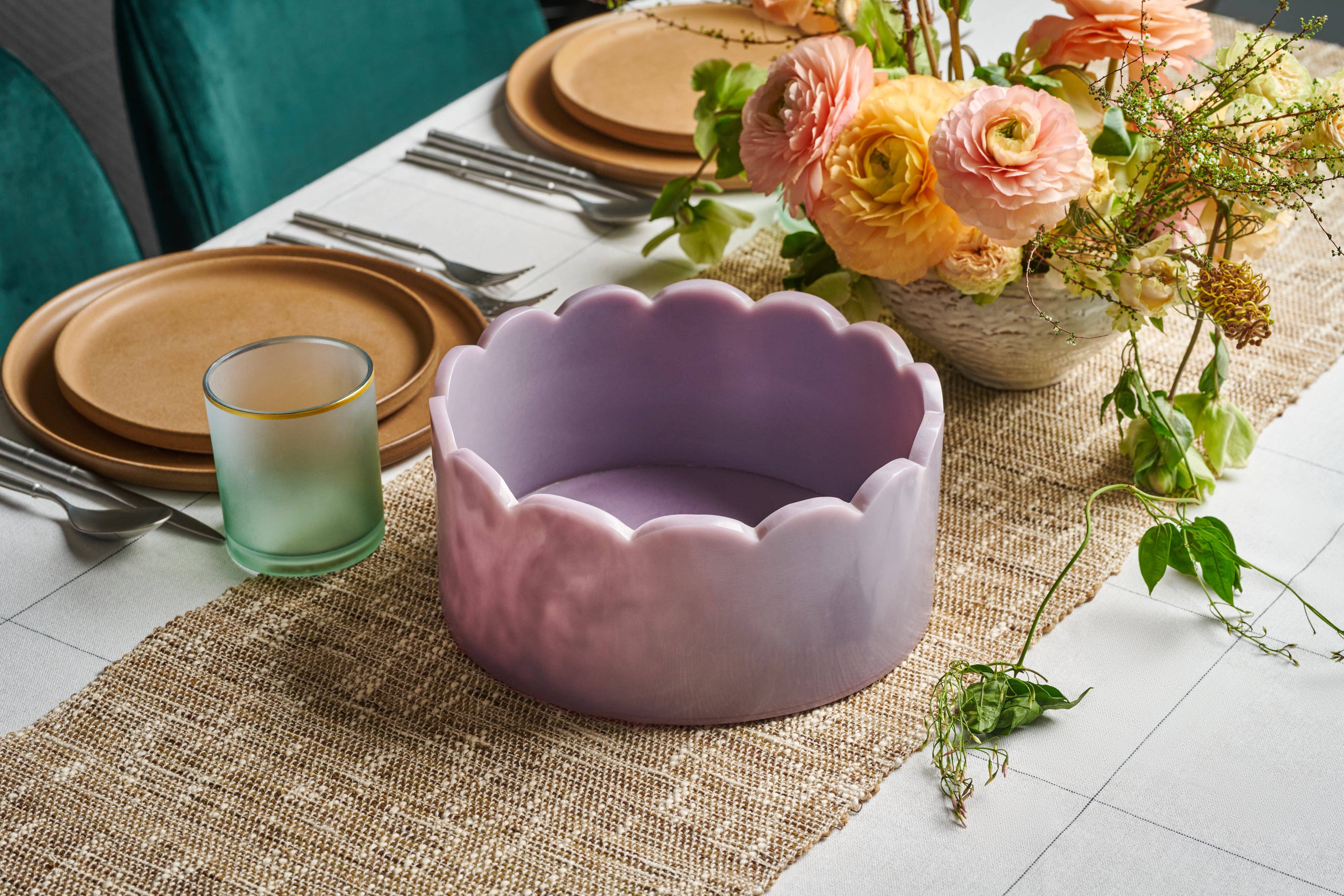 Lainy Home – Engroshandel Pyntetallerken/skål – Skål i bølget harpiks 10'' x 4,5''7