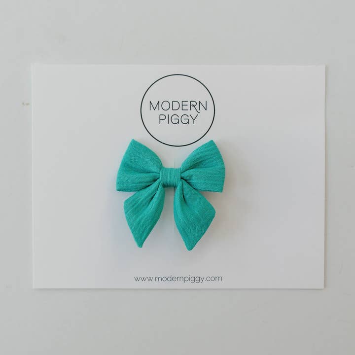 Aqua Tide | Mini Piggy Sløjfe for engroshandel hos Modern Piggy