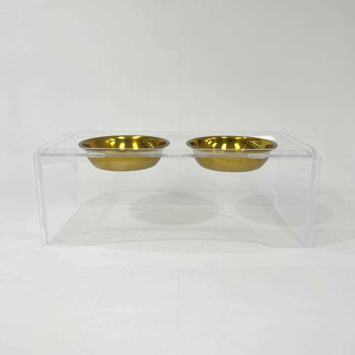 M.N. Designs, Inc. - Wholesale Pet Bowl - Cat/Dog - Clear Acrylic Dog Bowl Holder5
