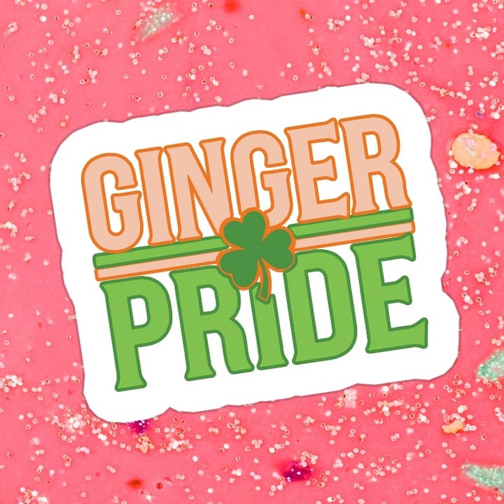 Autocollant en vinyle imperméable Irish Lucky St. Patrick's Day pour la vente par Stickers+ X Ashley Bexar