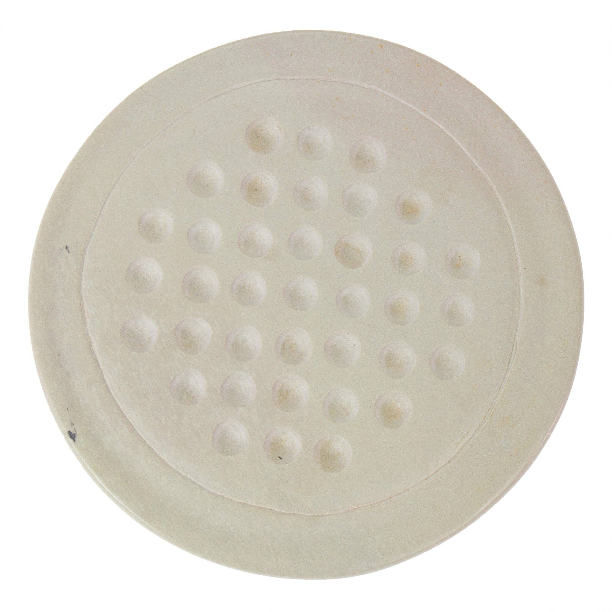 Global Crafts - Wholesale Board Game - Soapstone Round Solitaire Game with Marbles8