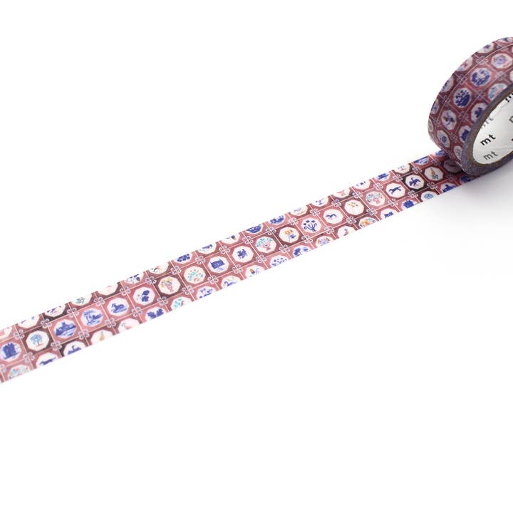 Washi Tape - Flisemønster af Polly Fern / MTPOLL03EZ for engroshandel hos mt masking tape