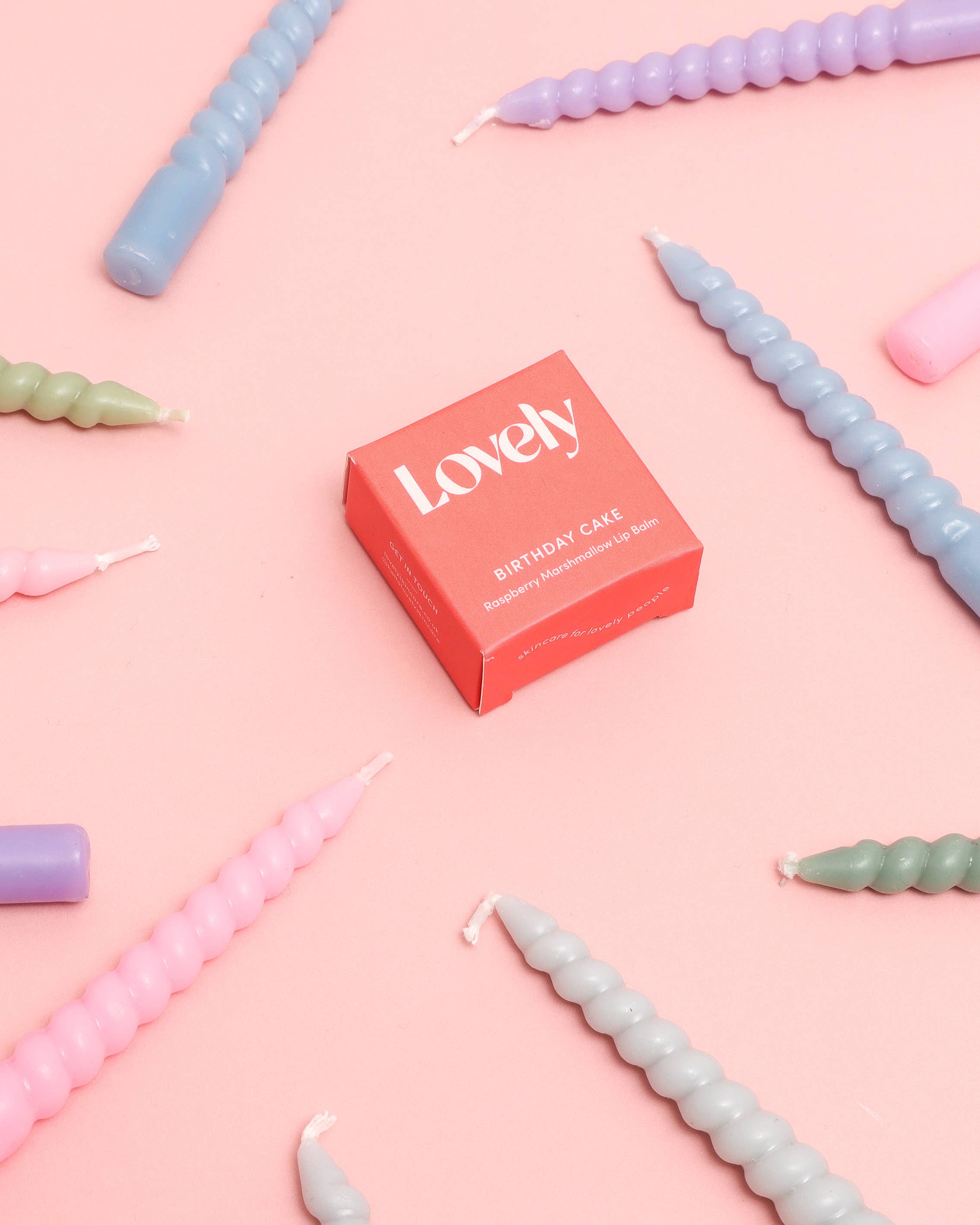 Lovely Skincare - Wholesale Lip Balm - Lip Balm - Birthday Cake - Raspberry Marshmallow3