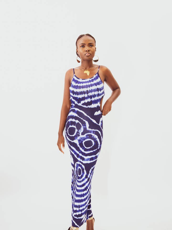 Bakit Lycra Long Dress for wholesale by Yvonne exclusive