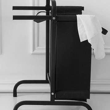 39F Inc. - Wholesale Laundry Hamper - 2-Tier 110L Black Laundry Hamper with Lid & Sort Cards12