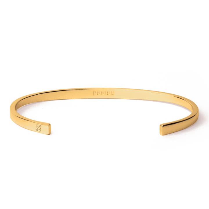 Bracelet Minimal Cuff doré pour la vente par Podium