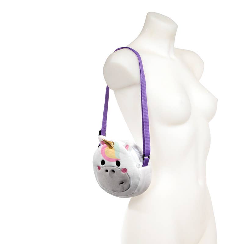 Puckator Ltd – wholesale Crossbody bag – kids – Astra the Unicorn Adoracorns Crossbody Plush Shoulder Bag4