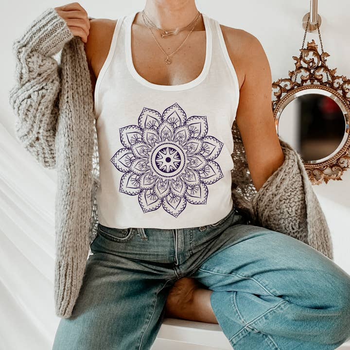 Mandala tanktop voor wholesale door Solara Boutique
