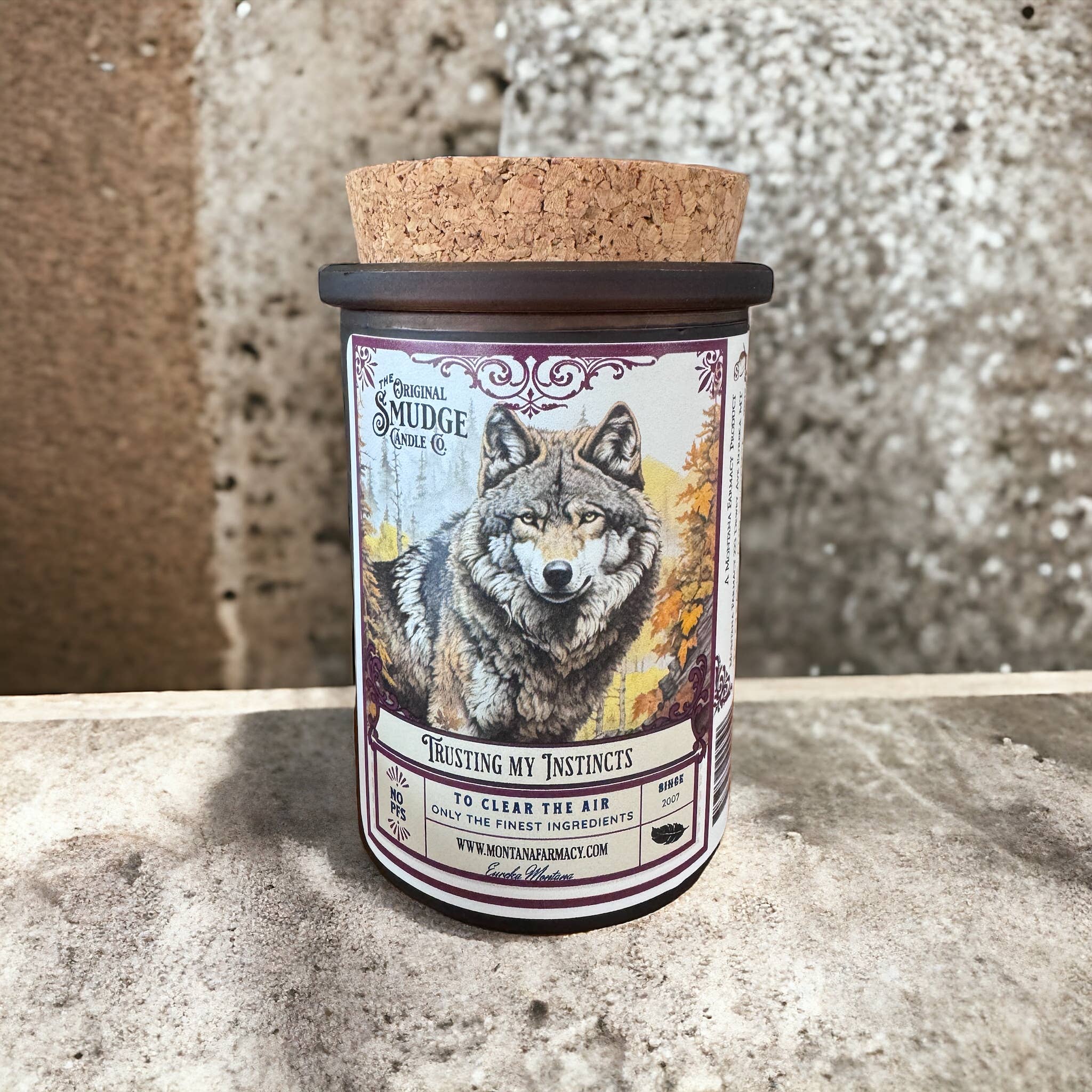 Montana Farmacy – Engroshandel Røgstift – Stol på mine instinkter Wolf Natursti Smudge Candle4