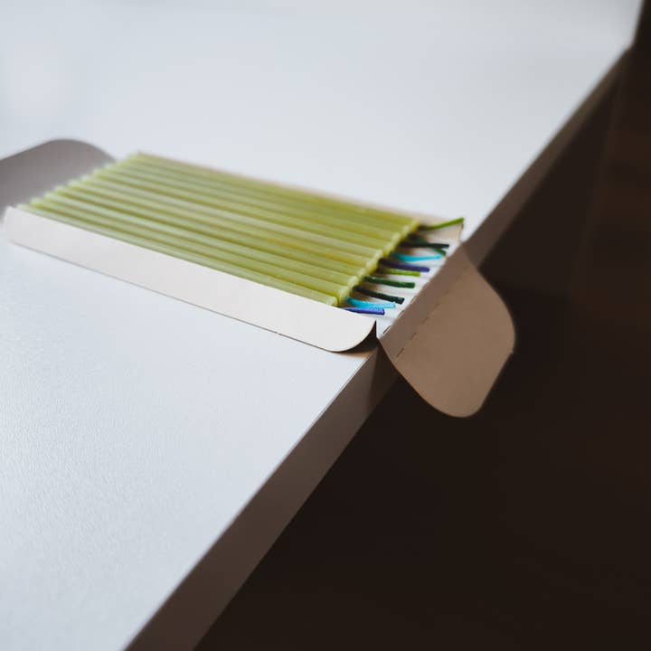 korys - Wholesale Cake Candle - Birthday Candles - green beeswax