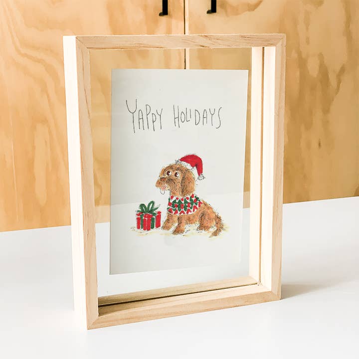 Well Drawn - Wholesale Christmas card - Yappy Holidays4