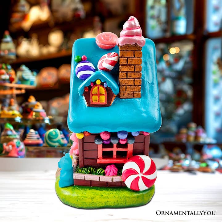 OrnamentallyYou - Wholesale Decorative figurine - Sugary Haven Candy House Tabletop Figurine5