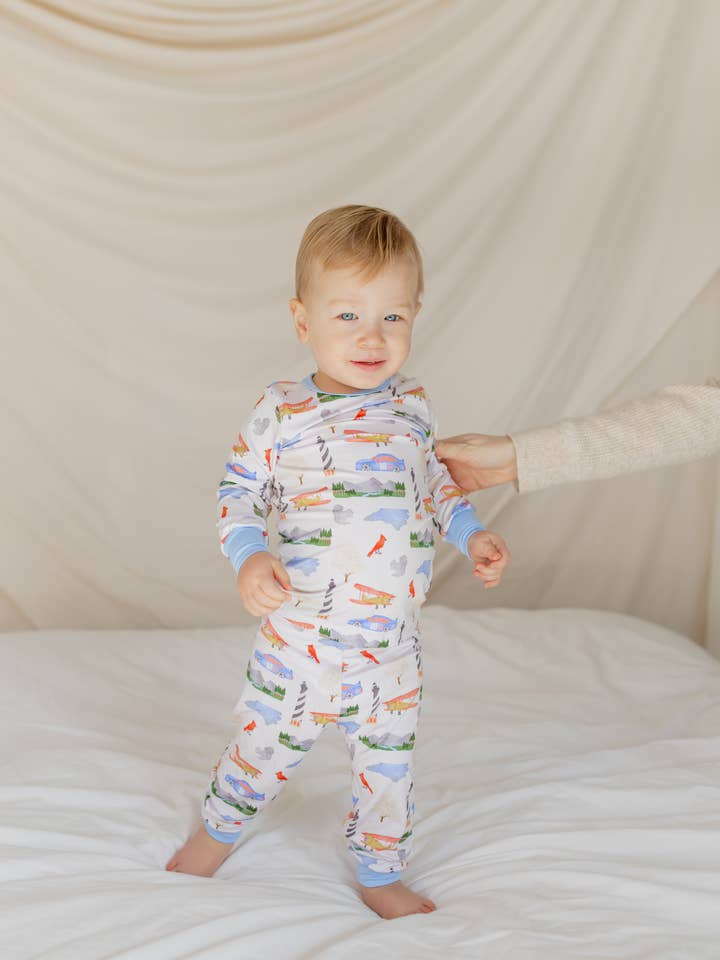 With Love, From Collection - Venta al por mayor Pijama - Bebé - Pijama de bambú del estado de Carolina del Norte4