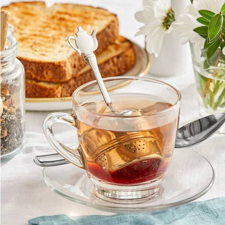 Urban Tokyo - Wholesale Tea strainer/infuser - 1.5"D Stainless Steel Tea Strainer Infuser with Tea Pot Handle (1/75)2