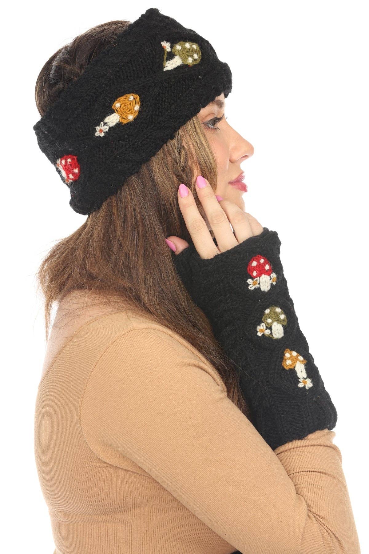 Lakhays Collection Inc. - Venta al por mayor Cinta para el pelo - Mujer - Diadema Mushroom Cable2