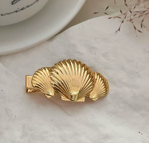 Little Trendy - Wholesale Hair Clip - Women's -  Marine life alloy hair clip beachside Sea Star hair clip6