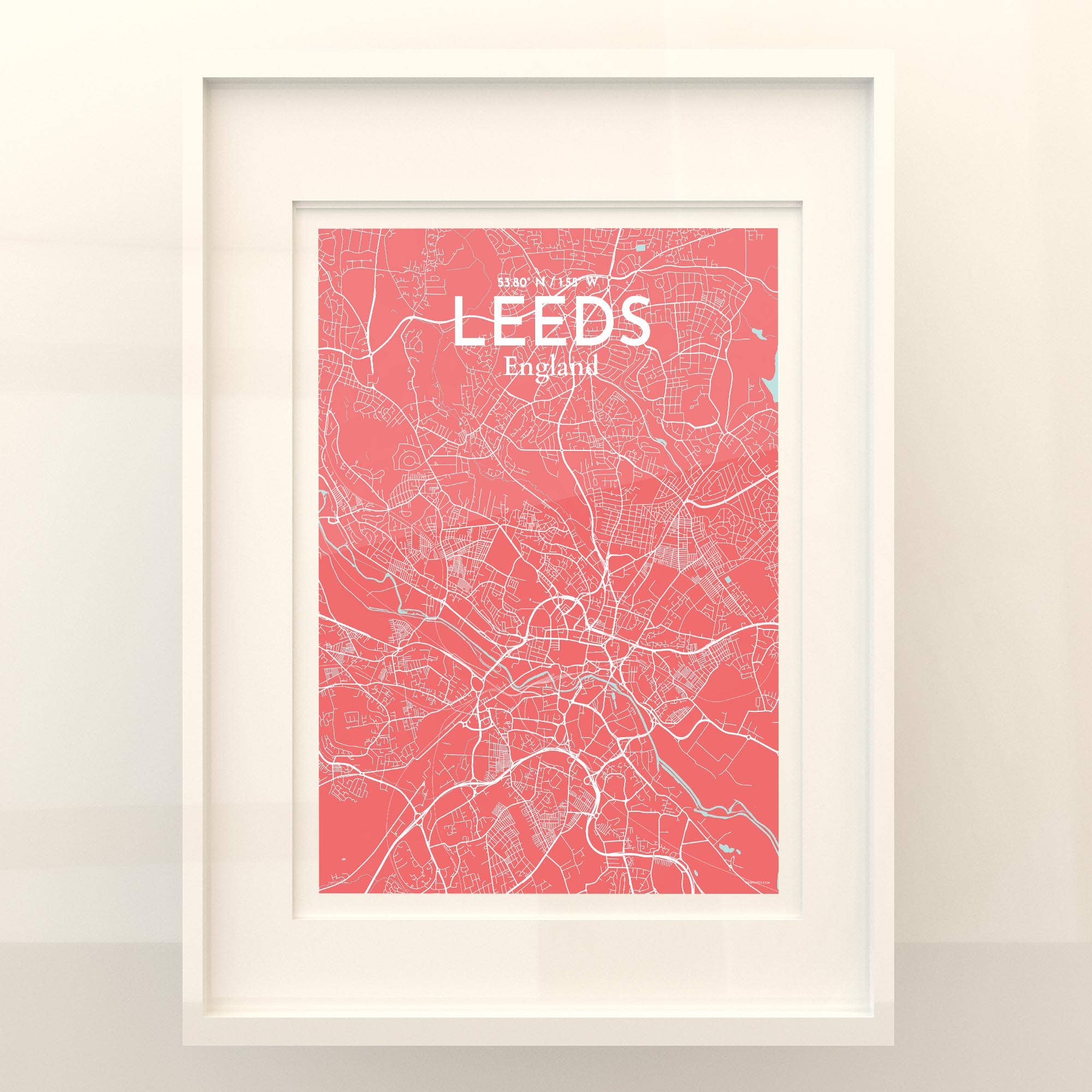OurPoster.com – wholesale Poster – Leeds karta affisch253