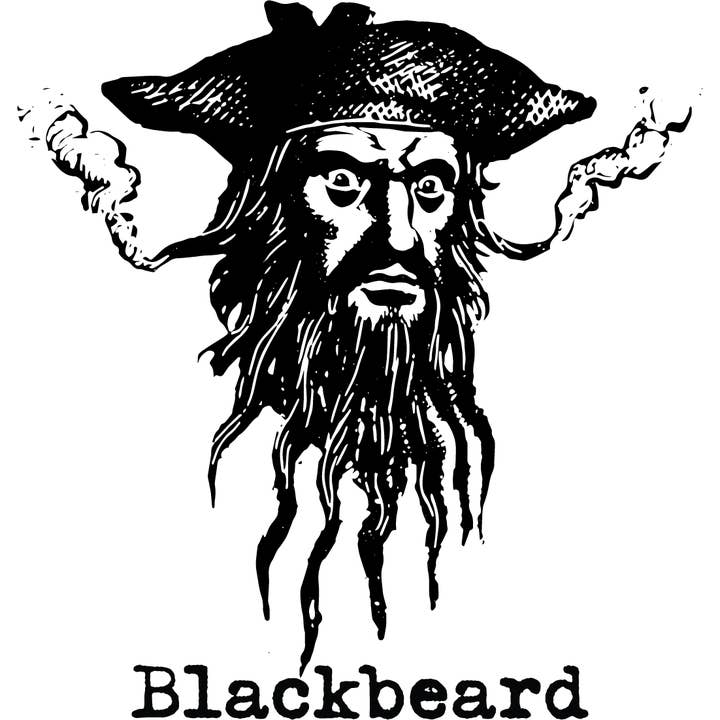 House of Swank Clothing - Wholesale Sticker - Blackbeard Head Sticker