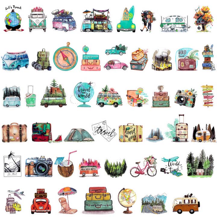 Wrapables.com - Wholesale Sticker - Wrapables Waterproof Vinyl Stickers, 100pcs1