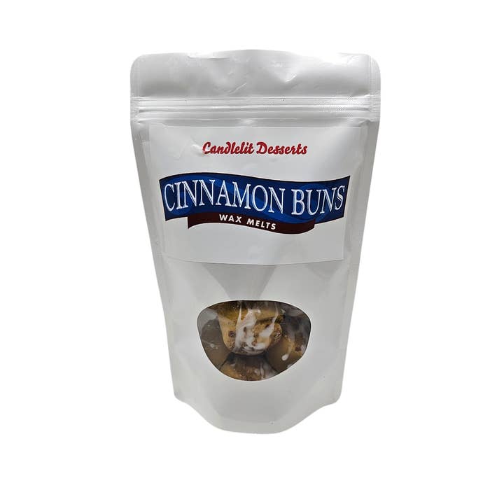 Candlelit Desserts - Wholesale Wax Melt - Wax Melt Bag - Cinnamon Bun Shaped Wax Melts2