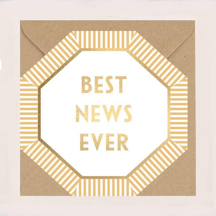 Tillykke Kort Bedste Nyhed Nogensinde for engroshandel hos Apple & Clover