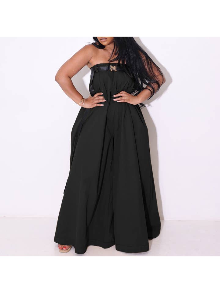 MB Fashion Wholesale - Wholesale Jumpsuit - Women's - MB FASHION SEXY WAISTBAND TUBE TOP JUMPSUIT 0573LY16