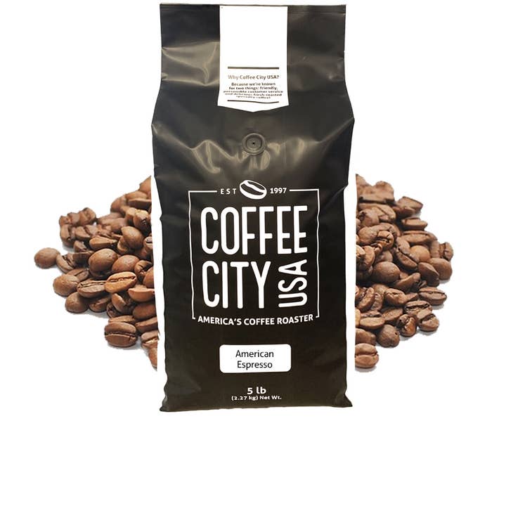 Options de café sans saveur de 5 livres  pour la vente par Coffee City USA