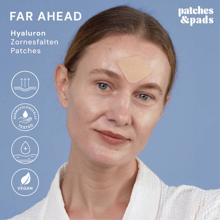 Beauty Avant-Garde - Wholesale Skin Smoothing Kit - Patches & Pads Frown Lines Plaster "far ahead" Hyaluron1