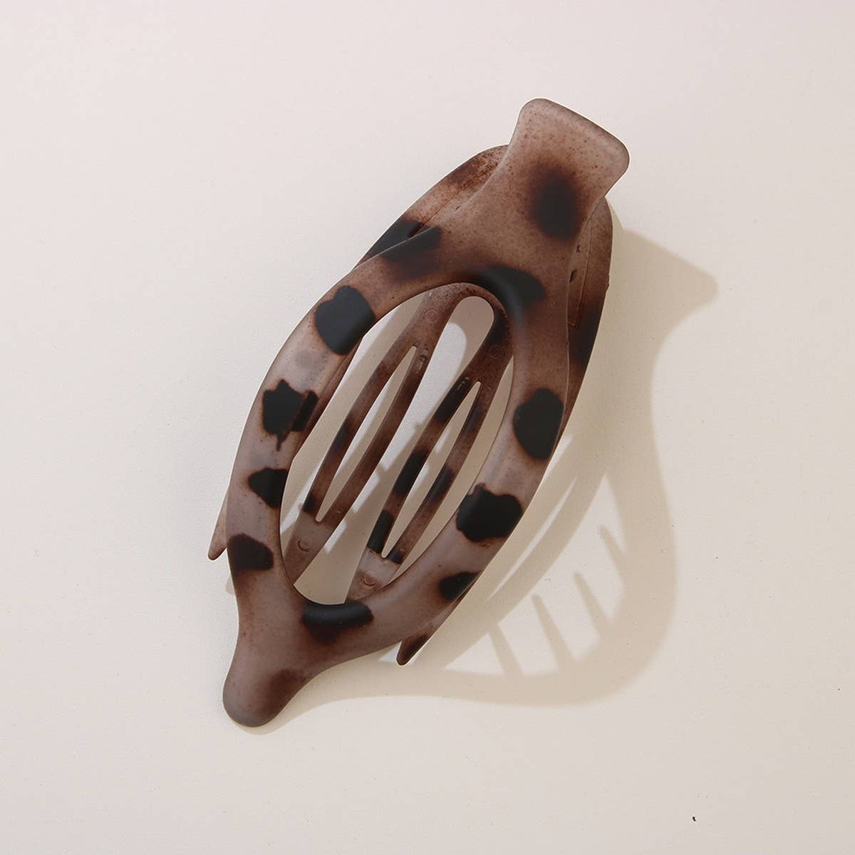 ACCITY - Wholesale Hair Clip - Women's - Glossy Matte Oval Hair Clip-Large Duckbill Style_CWAHA074795