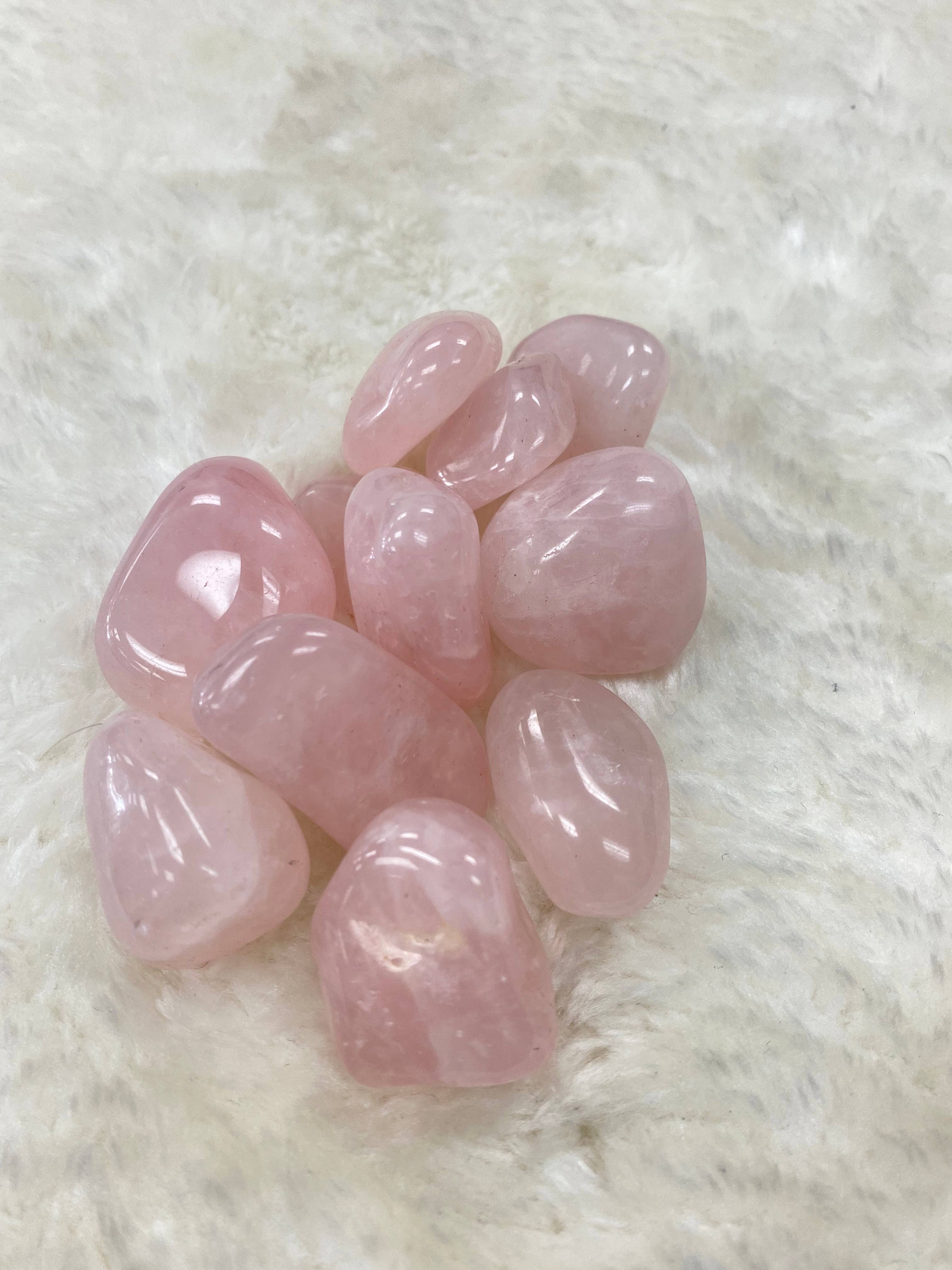 Element Apothecary - Wholesale Spiritual Stone/Crystal - Pink Quartz Tumbled Crystal0